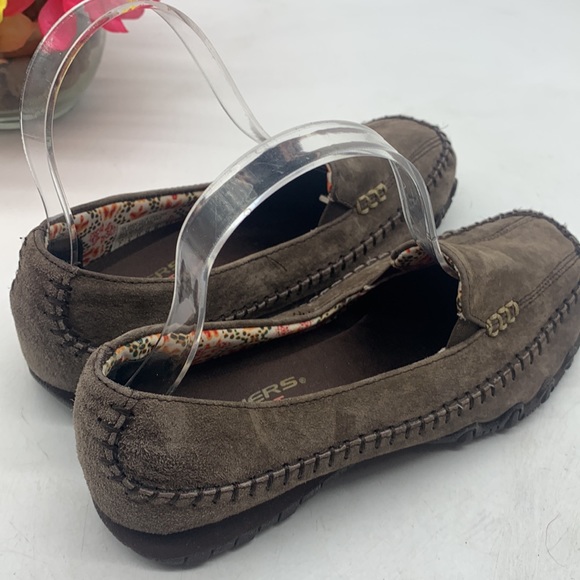 Skechers Light Brown Suede Slip On Loafer Size 7 SKT5015C - Picture 4 of 10